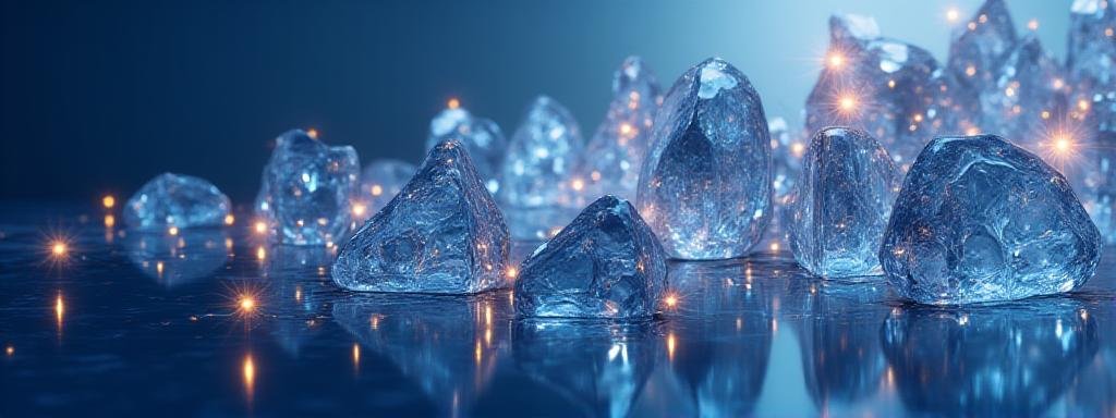 Abstract representation of business efficiency and geometric precision